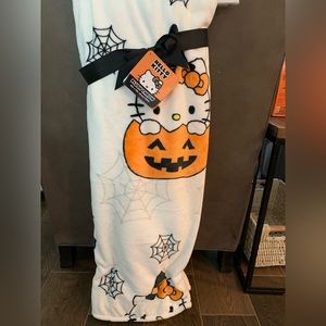 Hello Kitty Halloween Plush Throw